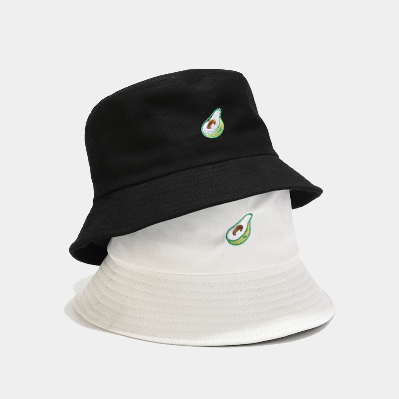 Wholesale Polyester Avocado Embroidery Bucket Hat